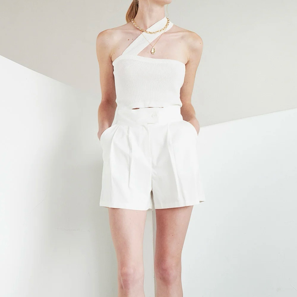Storets Grace Pintucked Shorts